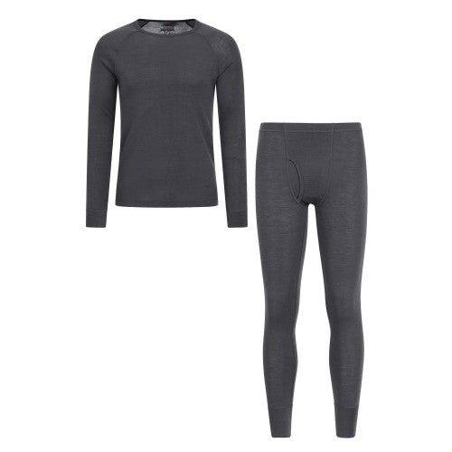 Front - Mountain Warehouse Mens Merino Blend Base Layer Set