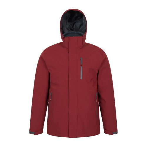 Front - Mountain Warehouse Mens Sycamore 3 in 1 Waterproof Jacket
