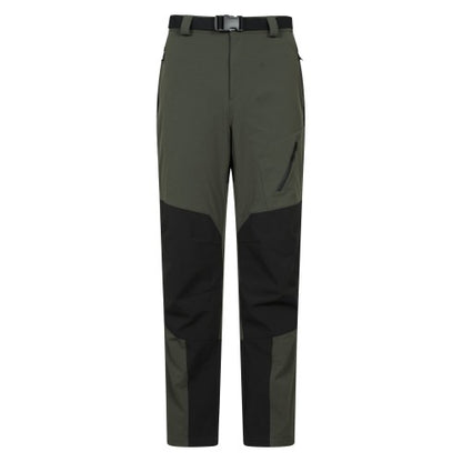 Front - Mountain Warehouse Mens Forest Fleece Lined Two Tone Winter Trousers