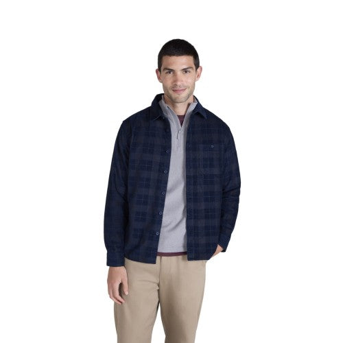 Front - Animal Mens Lewis Checked Cord Shirt