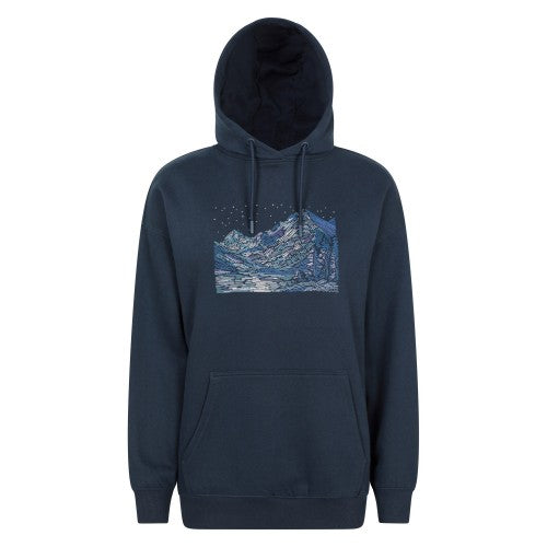 Front - Mountain Warehouse Womens/Ladies Nightscape Relaxed Fit Hoodie