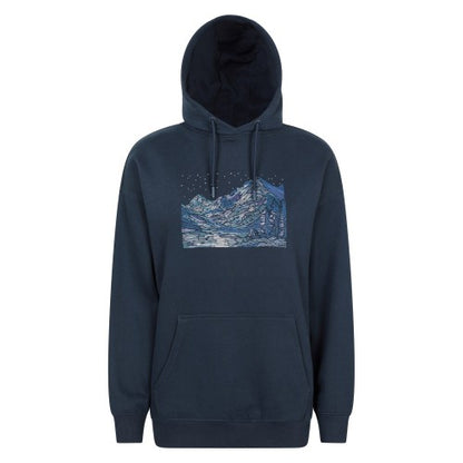 Front - Mountain Warehouse Womens/Ladies Nightscape Relaxed Fit Hoodie