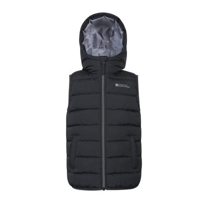 Front - Mountain Warehouse Childrens/Kids Rocko Water Resistant Hooded Sleeveless Body Warmer