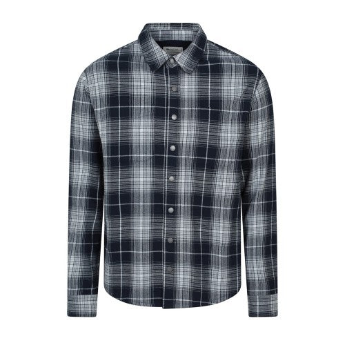 Front - Mountain Warehouse Mens Sandalwood Fleece Lined Long-Sleeved Shirt