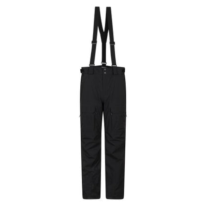Front - Mountain Warehouse Mens Ariel Waterproof Cargo Pocket Ski Trousers