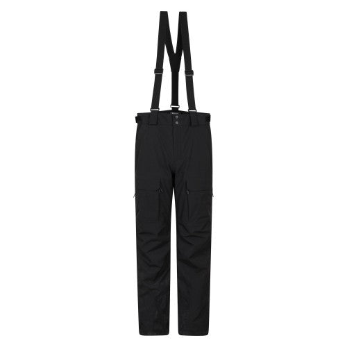 Front - Mountain Warehouse Mens Ariel Waterproof Cargo Pocket Ski Trousers