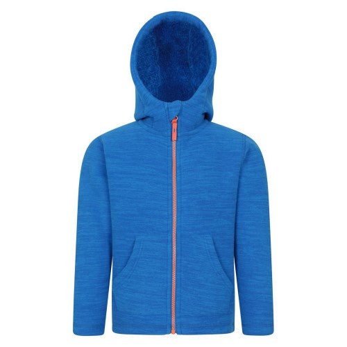 Front - Mountain Warehouse Childrens/Kids Snowdonia II Borg Lined Hoodie