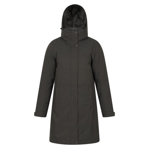 Front - Mountain Warehouse Womens/Ladies Luna 3 in 1 Long Waterproof Jacket