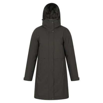 Front - Mountain Warehouse Womens/Ladies Luna 3 in 1 Long Waterproof Jacket