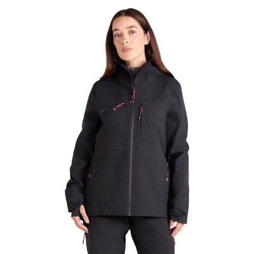 Front - Mountain Warehouse Womens/Ladies Cortina Extreme Waterproof 3 Layer Ski Jacket