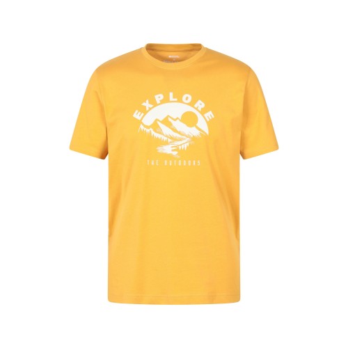 Front - Mountain Warehouse Mens Explorer T-Shirt