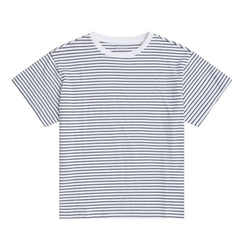 Front - Animal Womens/Ladies Idol Contrast Striped Relaxed Fit T-Shirt