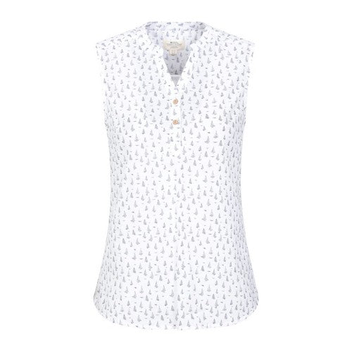 Front - Mountain Warehouse Womens/Ladies Petra Geometric Sleeveless Shirt