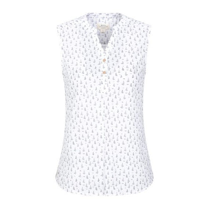 Front - Mountain Warehouse Womens/Ladies Petra Geometric Sleeveless Shirt