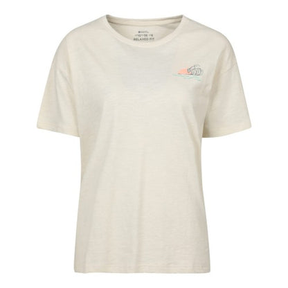 Front - Mountain Warehouse Womens/Ladies Sea Circle Relaxed Fit T-Shirt