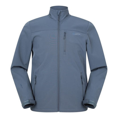 Front - Mountain Warehouse Mens Grasmere Water Resistant Soft Shell Jacket
