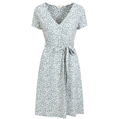 Front - Mountain Warehouse Womens/Ladies Santorini Jersey UV Protection Wrap Dress