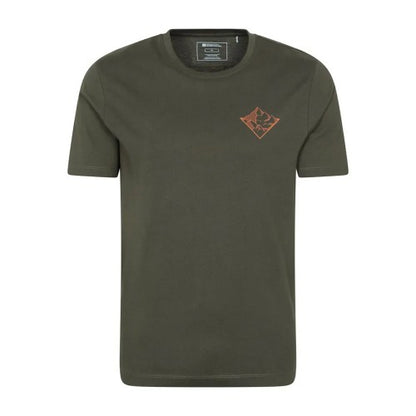 Front - Mountain Warehouse Mens 3 Peaks Cotton T-Shirt