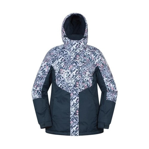 Front - Mountain Warehouse Womens/Ladies Dawn II Animal Print Ski Jacket