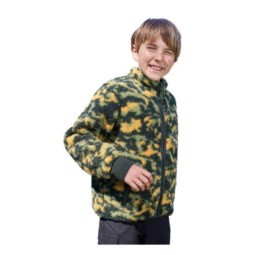 Front - Mountain Warehouse Childrens/Kids Wren Borg Fleece Jacket
