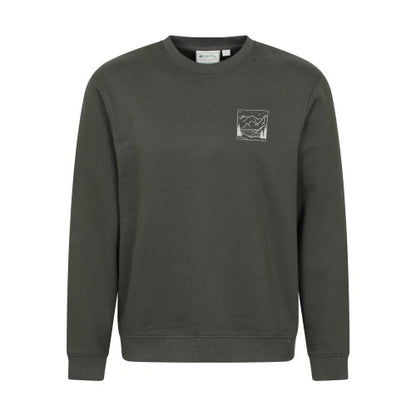 Front - Mountain Warehouse Mens Scene Sweatshirt