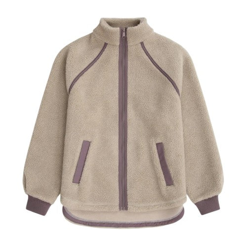 Front - Animal Womens/Ladies Bonnie Borg Trim Fleece Jacket