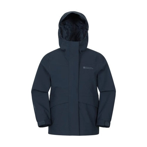 Front - Mountain Warehouse Childrens/Kids April Waterproof Jacket