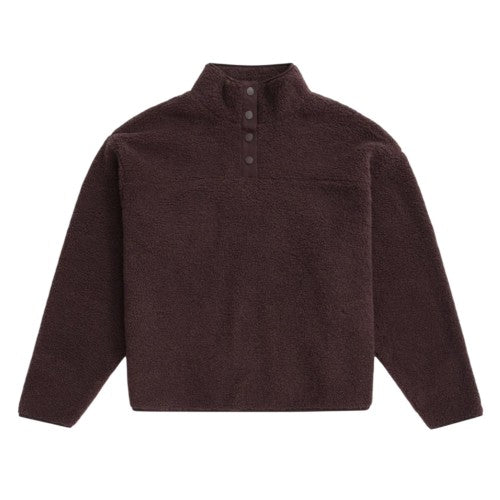 Front - Animal Womens/Ladies Billie Bouclé Popper Detail Fleece Top