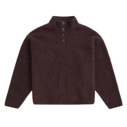 Front - Animal Womens/Ladies Billie Bouclé Popper Detail Fleece Top