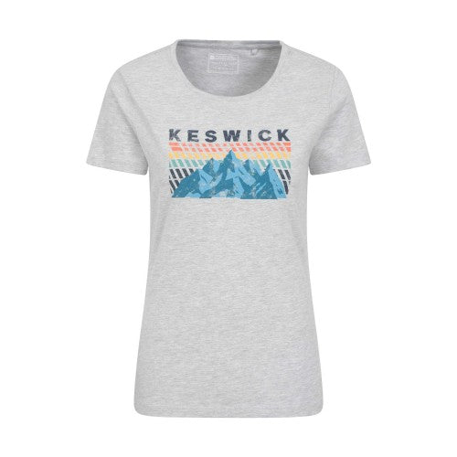 Front - Mountain Warehouse Womens/Ladies Keswick Mountain T-Shirt