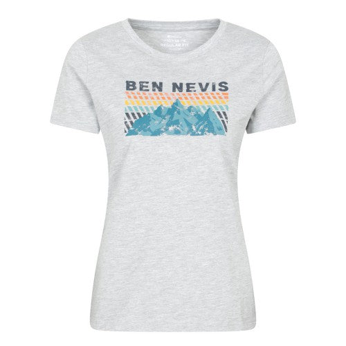 Front - Mountain Warehouse Womens/Ladies Ben Nevis Mountain T-Shirt