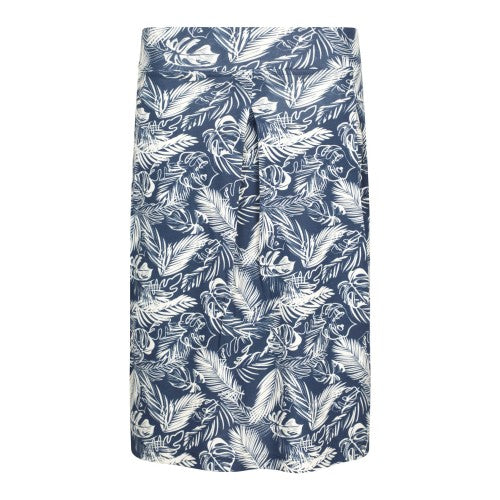 Front - Mountain Warehouse Womens/Ladies Waterfront Tropical Leaves Jersey Midi Skirt
