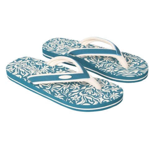 Front - Animal Womens/Ladies Swish Patterned Flip Flops