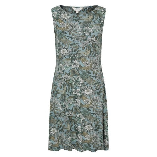 Front - Mountain Warehouse Womens/Ladies Milos Floral Sleeveless Dress