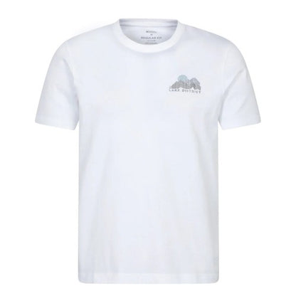 Front - Mountain Warehouse Mens Lake District Chest Print T-Shirt