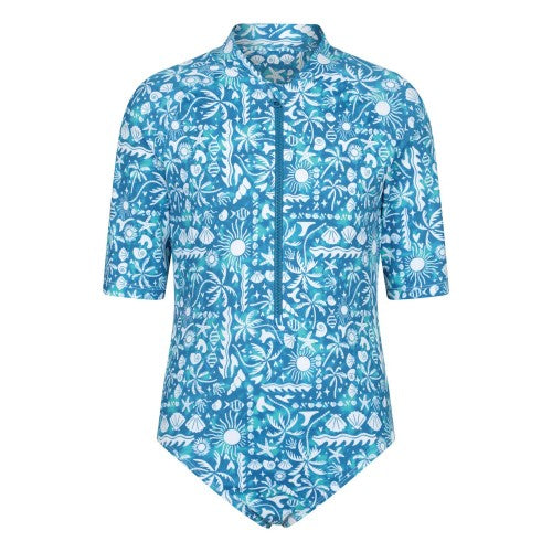 Front - Mountain Warehouse Childrens/Kids Mira Sealife Rash Guard