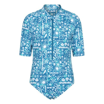 Front - Mountain Warehouse Childrens/Kids Mira Sealife Rash Guard