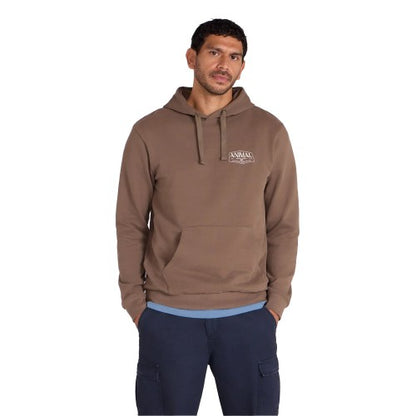Front - Animal Mens River Logo Hoodie