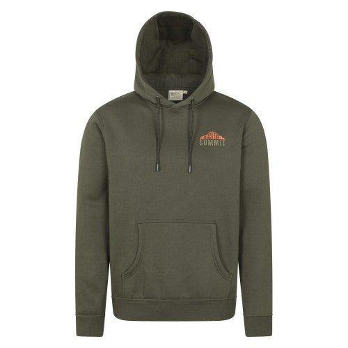 Front - Mountain Warehouse Mens Reach The Summit Grid Hoodie