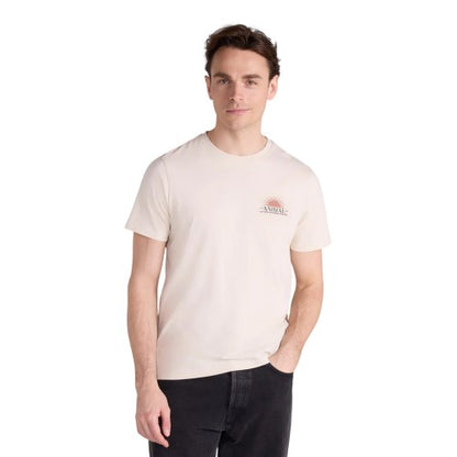 Front - Mountain Warehouse Mens Sunrise Back Print T-Shirt