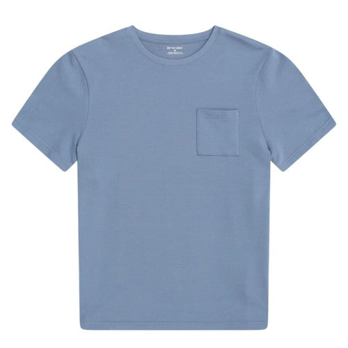 Front - Animal Mens Textured Chest Pocket T-Shirt
