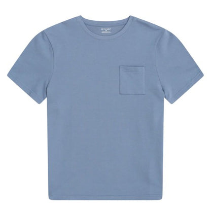 Front - Animal Mens Textured Chest Pocket T-Shirt
