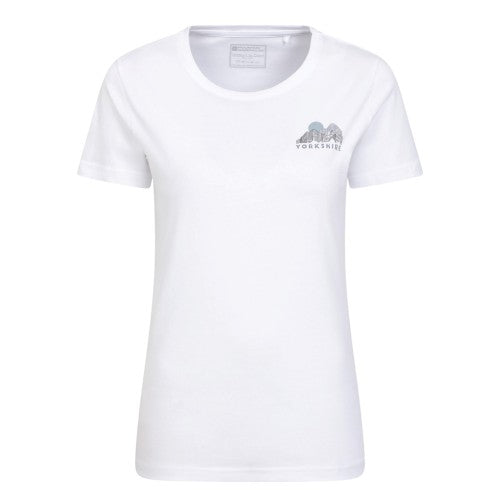 Front - Mountain Warehouse Womens/Ladies Yorkshire Mountain T-Shirt