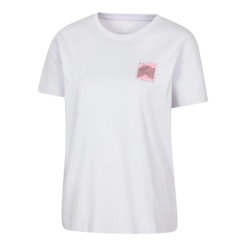 Front - Mountain Warehouse Womens/Ladies Wales Mountain T-Shirt