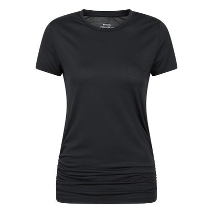 Front - Mountain Warehouse Womens/Ladies Active Ruched Longline T-Shirt