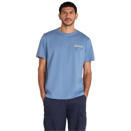 Front - Animal Mens Chase Logo Relaxed Fit T-Shirt
