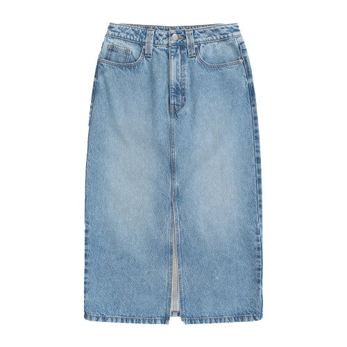 Front - Animal Womens/Ladies Denim Midi Skirt
