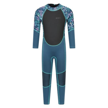 Front - Mountain Warehouse Childrens/Kids Printed Full Wetsuit