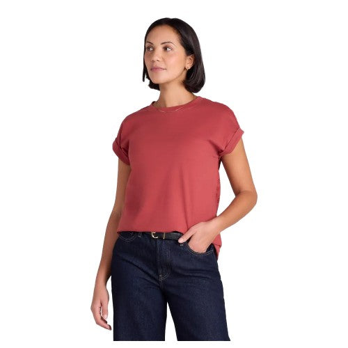 Front - Mountain Warehouse Womens/Ladies Southsea Broderie T-Shirt