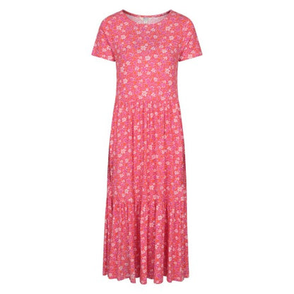 Front - Mountain Warehouse Womens/Ladies Sardinia Floral Tiered Dress